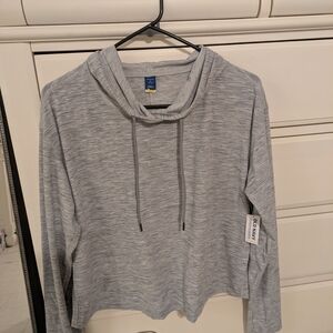 Old Navy Heathered Gray Women's Hoodie